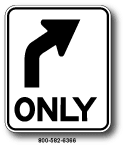 Right Turn Only R3-5R