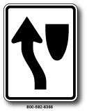 Keep Left Symbol R4-8