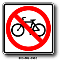 No Bikes R5-6