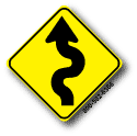 Winding Road Left W1-5L