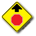 Stop Ahead Symbol W3-1A