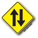 Two Way Traffic W6-3