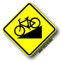 Hill Bicycle Symbol W7-5