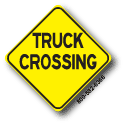 Truck Crossing W8-6