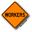 Men Working W21-1 Road Construction Traffic Signs