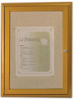 36W x 48H Waterfall Menu Display Cases