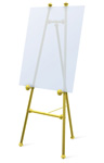 72 inch Brass Baroque Decorative Easel