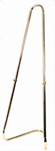 55 inch Brass Lobby Decorative Easel