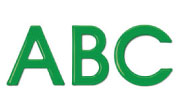 Avant Garde Medium Plastic Building Sign Letters