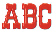 Barnum Classic Plastic Building Sign Letters