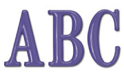 Century Bold Condensed  Plastic Building Sign Letters