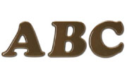 Cooper Black Italic Plastic Building Sign Letters
