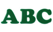 Cooper Black Plastic Building Sign Letters