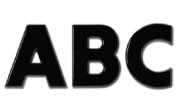 Futura Bold Plastic Building Sign Letters