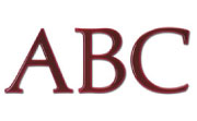 Palatino Plastic Building Sign Letters