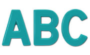 Standard  Block Plastic Building Sign Letters