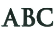 Trajan Bold Plastic Building Sign Letters