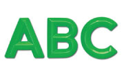 V-Bevel Plastic Building Sign Letters