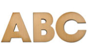 Avant Extra Bold Cast Metal Sign Letters