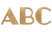 Broadway Cast Metal Sign Letters