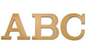 Clarendon Fortune Bold Cast Metal Sign Letters