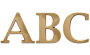 Lotus Bold Cast Metal Sign Letter