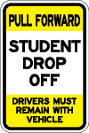 Student Drop Off Zone Pull Forward