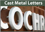 metal sign letters