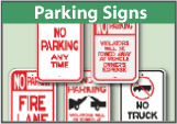 parking signs
