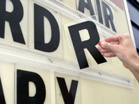 Changeable Sign Letters