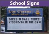 school signs