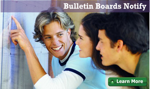 bulletin boards notify