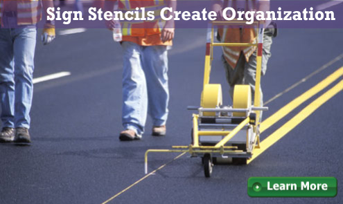 sign stencils create organization