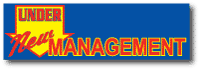 Under New Management Banner, 3 ft x 10 ft Outdoor Vinyl, Hemmed & Ropes