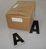 High Impact Acrylic 4 inch Sign Letter Kit