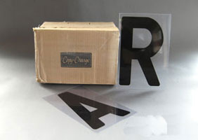 10 inch Portable Sign Letters Block Style Kit