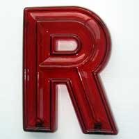 6 inch Snap Lok Theater Marquee Letters, Metal Hooks & Clips for Track, Beveled 3D Face