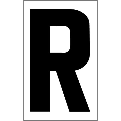 3 inch on 3-7/8  Marquee Sign Letter Kit, MODERN Font Style