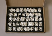 1 inch Helvetica Letter Board Letter Kit, 340 Pieces