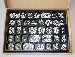 1/2 inch Helvetica Letter Board Letter Kit, 340 Pieces
