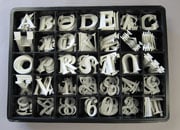 3 inch Roman Letter Board Letter Kit, 290 Pieces
