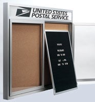 Felt Letter Board Custom Panel, 5/8 inch Thick Fiberboard, Framed Aluminum Band