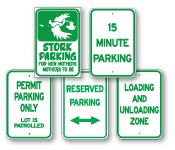 Parking Lot Signs