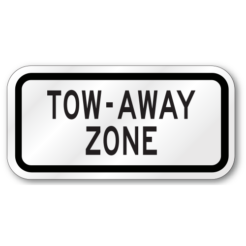 USA TOW AWAY ZONE看板 s-l400.jpg