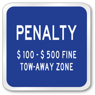 Virginia Placard Sign, Outdoor Reflective Aluminum