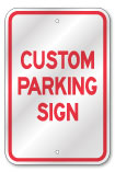 Custom Worded Sign, Outdoor Reflective Aluminum