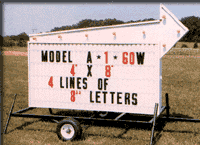 Portable Sign A-1