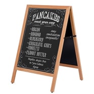 24 x 30 A-Frame Wood Frame Chalkboard Sign