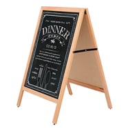 24 x 31 A-Frame Indoor Wood Frame Chalkboard