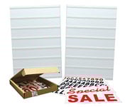 Signicade Message Kit, 24 x 36 Tracked Panel Set & Letter Kit